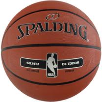 Баскетбольный мяч Spalding NBA Silver 2017, 7 размер, коричневый цв./черный цв.