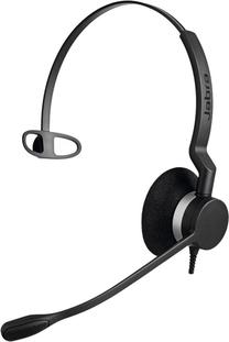 Vadu austiņas Jabra Biz 2300 Mono UC USB-C, melna krās.