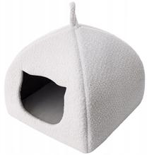 Kaķu māja Hobbydog Igloo 2.0, gaiši pelēka krās., 38 cm x 38 cm