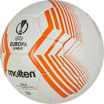 Футбольный мяч Molten UEFA Europa League Replica F5U2810-23, 5 размер, белый цв./oранжевый цв.