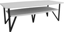 Kavos staliukas Kalune Design Asens 120, balta sp., 60 cm x 120 cm x 42 cm