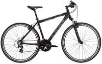 Велосипед гибридный Kross Evado 2.0, 28 ″, S рама, черный цв./зеленый цв.