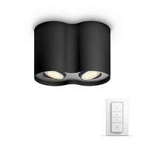 Šviestuvas lubų Philips Hue Pillar 915005403201, GU10, 2 x 5.5 W, juoda sp. / juoda sp.