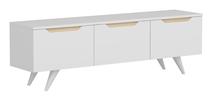 ТВ стол Kalune Design Prag, дубовый цв./белый цв., 150 см x 35 см x 44 см