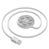 Telefono įkroviklis Dudao A12S, USB/Wireless, balta sp., 15 W