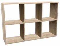 Pastatoma lentyna Malax 2x3, sonoma ąžuolo sp., 75 cm x 110 cm x 30 cm