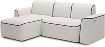 Kampinė sofa Ume, balta sp., 190 x 287 cm x 88 cm