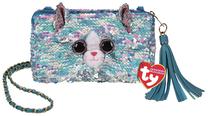 Bērnu rokassoma TY Whimsy Cat, zila krās., 8 cm x 4 cm x 16 cm