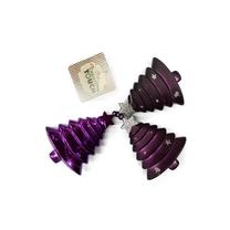 Eglutės žaisliukų rinkinys Christmas Touch N1/L301503BS+Y, violetinė sp., 4 cm, plastikas, 3 vnt.
