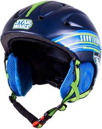 Slēpošanas ķivere Seven Star Wars, balts krās./zilimelns krās./zaļa krās., 55-58 cm