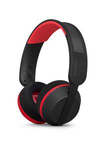 Belaidės ausinės Philips TAA6219BK/00, juoda sp./raudona sp.