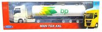 Žaislinis sunkvežimis Dromader Welly Tgx Oil Tanker 58013, 1:64, balta sp.