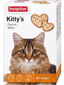 Barības piedevas, vitamīni kaķiem Beaphar Kitty's Taurine + Biotin