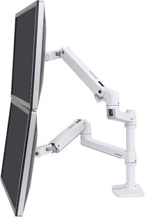 Настольный держатель для двух мониторов Ergotron LX Dual Side-by-Side Arm 45-492-216, 15-27″, 9.1 кг