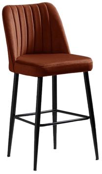 Kėdžių rinkinys Kalune Design Vento 107BCK1112, juoda sp./vario sp., 45 cm x 49 cm x 99 cm, 4 vnt.