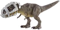 Фигурка-игрушка Mattel Jurassic World Stomp 'N Escape Tyrannosaurus Rex GWD67, 54.6 см, зеленый цв.