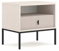 Naktinis staliukas Maggiore MA06, juoda/kašmyro, 39 cm x 53.9 cm x 52.4 cm