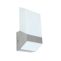 Õue seinavalgusti Lutec ST031051, 8W, LED, IP44, plaatina v., 7.9 cm x 20.7 cm
