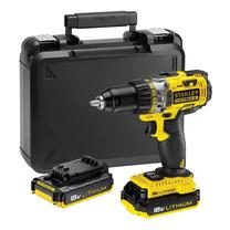 Akumuliatorinis suktuvas-gręžtuvas su akumuliatoriumi Stanley FMC600D2-QW, 18 V, 2 Ah