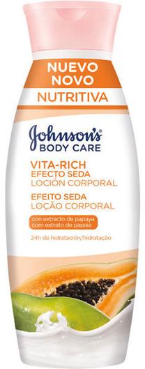 Kūno losjonas Johnson's Baby Body Care Vita Rich Silk Effect, 400 ml