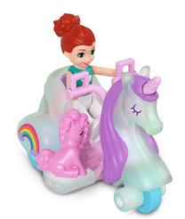 Комплект Mattel Polly Pocket Polly Pocket Motorbike Unicorn HMJ81, многоцветный