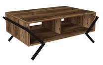 Kavos staliukas Kalune Design Prego, ruda sp., 90 cm x 60 cm x 38 cm