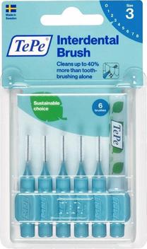 Межзубная щетка TePe Interdental Brush, синий цв.