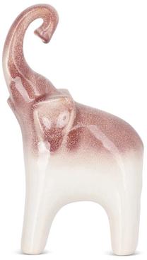 Dekoratyvinė figūrėlė Evita Elephant, kreminė sp./rožinė sp., 16 cm x 7 cm x 27 cm