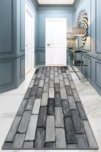 Kiliminis takas Conceptum Hypnose Brick Djt, įvairių spalvų, 300 cm x 80 cm