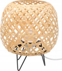 Настольные лампы Giftdecor Bamboo Oval, E27, песок цв./черный цв.