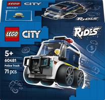Konstruktorius LEGO® City „Ratai“ – policijos sunkvežimis, žaislas, konstravimo rinkinys, 60481, 71 vnt.