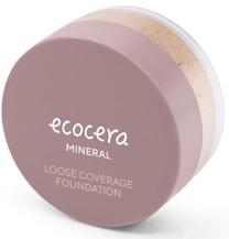 Birstošais pūderis Ecocera Mineral Loose Coverage, w1 lisbona, 4 g