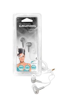 Laidinės ausinės Grundig 38289, balta/sidabro
