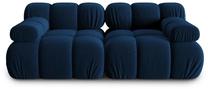 Modulinė sofa Micadoni Home Bellis 2 Seats, tamsiai mėlyna sp., 188 x 94 cm x 63 cm
