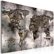 Kamštinė reprodukcija Artgeist Opalescent Map PINNWAND244, 90 cm x 60 cm