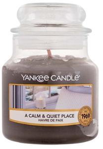 Žvakė, aromatinė Yankee Candle A Calm & Quiet Place, 20 - 30 h, 104 g, pilka sp.