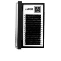 Mākslīgās skropstas Nanolash Volume Lashes 0.15 D 11 mm, melna krās.