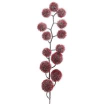 Kalėdinė dekoratyvinė šakelė, raudona sp., 81 cm