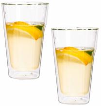 Dvigubo stiklo stiklinių rinkinys Manhattan THK-072468, skaidri sp., 0.450 l