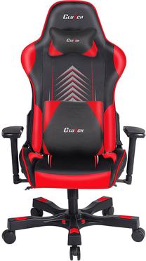 Spēļu krēsls Clutch Chairz Crank “Poppaye Edition” CKPP55BR, 52 x 56.5 x 37 - 45 cm, melna krās./sarkana krās.