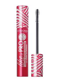 Blakstienų tušas Deborah Milano Like A Pro Volume Hyaluronic Acid, 13 ml, juoda sp.