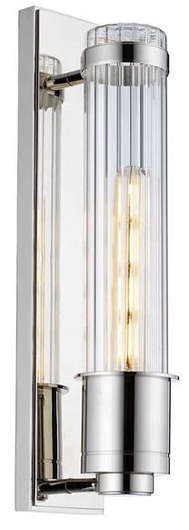Valgusti seinale Elstead Lighting Wellington, E27, 3000 °K, 1 x 60 W, läbipaistev v. / kroom v.