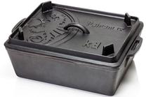 Maizes cepamā forma Petromax Loaf Pan With Lid, čuguns, 24 cm, 5.5 l, melna krās.