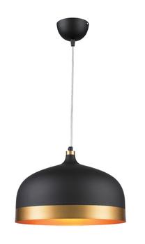 Šviestuvas kabinamas Domoletti A1305-1, E27, 1 x 60 W, aukso sp./juoda sp. / juoda sp.