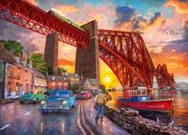 Dėlionė Ravensburger Forth Bridge At Sunset, 70 cm x 50 cm, 1000 vnt.