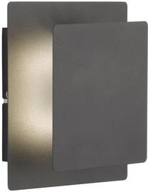 Lampa sienas WOFI Fey 451401109000, LED, 3000 °K, 1 x 8 W, melna krās. / melna krās.