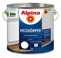 Spec. paskirties dažai, radiatoriams Alpina, balta sp., 2.5 l
