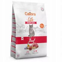 Sausā kaķu barība Calibra Life Sterilised, liellopa gaļa, 1.5 kg