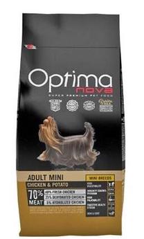 Сухой корм для собак Optima Nova Adult Mini GF OP61925, курица/картофель, 8 кг