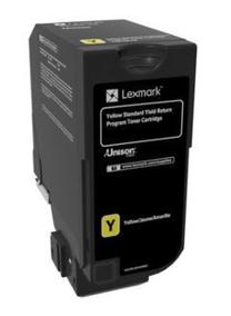 Тонер Lexmark 74C2SY0, желтый цв.